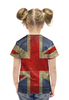 Заказать детскую футболку в Москве. Футболка с полной запечаткой для девочек UK Music Style  от madfive5 - готовые дизайны и нанесение принтов.