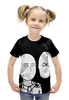 Заказать детскую футболку в Москве. Футболка с полной запечаткой для девочек Ванпанчмен от geekbox - готовые дизайны и нанесение принтов.