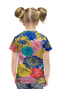 Заказать детскую футболку в Москве. Футболка с полной запечаткой для девочек ❖Flowers❖ от balden - готовые дизайны и нанесение принтов.