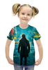 Заказать детскую футболку в Москве. Футболка с полной запечаткой для девочек Watchmen от makken - готовые дизайны и нанесение принтов.
