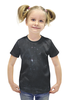 Заказать детскую футболку в Москве. Футболка с полной запечаткой для девочек Звёзды от Виктор Гришин - готовые дизайны и нанесение принтов.
