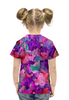 Заказать детскую футболку в Москве. Футболка с полной запечаткой для девочек Неоновые краски от THE_NISE  - готовые дизайны и нанесение принтов.