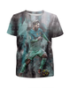 Заказать детскую футболку в Москве. Футболка с полной запечаткой для девочек Lionel  Messi от T-shirt print  - готовые дизайны и нанесение принтов.