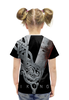 Заказать детскую футболку в Москве. Футболка с полной запечаткой для девочек Рагнар Лодброк от sdb07 - готовые дизайны и нанесение принтов.