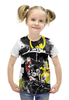 Заказать детскую футболку в Москве. Футболка с полной запечаткой для девочек Gotham от ПРИНТЫ ПЕЧАТЬ  - готовые дизайны и нанесение принтов.
