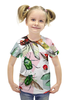 Заказать детскую футболку в Москве. Футболка с полной запечаткой для девочек насекомые от THE_NISE  - готовые дизайны и нанесение принтов.