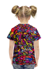 Заказать детскую футболку в Москве. Футболка с полной запечаткой для девочек rrg`90`90=-= от Vadim Koval - готовые дизайны и нанесение принтов.