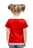 Заказать детскую футболку в Москве. Футболка с полной запечаткой для девочек Россия от weeert - готовые дизайны и нанесение принтов.