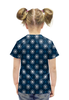 Заказать детскую футболку в Москве. Футболка с полной запечаткой для девочек Совенок от THE_NISE  - готовые дизайны и нанесение принтов.