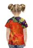 Заказать детскую футболку в Москве. Футболка с полной запечаткой для девочек Цветные брызги от THE_NISE  - готовые дизайны и нанесение принтов.