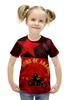 Заказать детскую футболку в Москве. Футболка с полной запечаткой для девочек Sons of Anarchy от scrat29@yandex.ru - готовые дизайны и нанесение принтов.