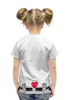 Заказать детскую футболку в Москве. Футболка с полной запечаткой для девочек Shark Play от chkal98 - готовые дизайны и нанесение принтов.