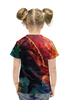 Заказать детскую футболку в Москве. Футболка с полной запечаткой для девочек Акула от Dover - готовые дизайны и нанесение принтов.