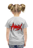 Заказать детскую футболку в Москве. Футболка с полной запечаткой для девочек Hirax Band от Leichenwagen - готовые дизайны и нанесение принтов.
