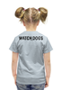 Заказать детскую футболку в Москве. Футболка с полной запечаткой для девочек Watch Dogs от aleks_say - готовые дизайны и нанесение принтов.