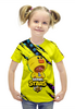 Заказать детскую футболку в Москве. Футболка с полной запечаткой для девочек Brawl Stars SALLY LEON от vista12761@rambler.ru - готовые дизайны и нанесение принтов.