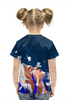 Заказать детскую футболку в Москве. Футболка с полной запечаткой для девочек Light от Дана Столыпина - готовые дизайны и нанесение принтов.