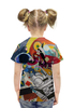 Заказать детскую футболку в Москве. Футболка с полной запечаткой для девочек Абстракционизм от trend - готовые дизайны и нанесение принтов.