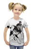 Заказать детскую футболку в Москве. Футболка с полной запечаткой для девочек Хоккей / Hockey от aleks_say - готовые дизайны и нанесение принтов.