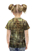 Заказать детскую футболку в Москве. Футболка с полной запечаткой для девочек Текстура 3D от ПРИНТЫ ПЕЧАТЬ  - готовые дизайны и нанесение принтов.