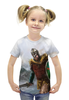 Заказать детскую футболку в Москве. Футболка с полной запечаткой для девочек Путь воина от shop-viking - готовые дизайны и нанесение принтов.