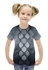 Заказать детскую футболку в Москве. Футболка с полной запечаткой для девочек Железная броня от VM-c - готовые дизайны и нанесение принтов.