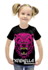 Заказать детскую футболку в Москве. Футболка с полной запечаткой для девочек Krewella от Leichenwagen - готовые дизайны и нанесение принтов.