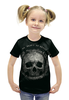 Заказать детскую футболку в Москве. Футболка с полной запечаткой для девочек Heavy Metal Art от Leichenwagen - готовые дизайны и нанесение принтов.