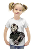 Заказать детскую футболку в Москве. Футболка с полной запечаткой для девочек Джейсон от Серега Шнайдер - готовые дизайны и нанесение принтов.