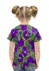 Заказать детскую футболку в Москве. Футболка с полной запечаткой для девочек Пончики от THE_NISE  - готовые дизайны и нанесение принтов.