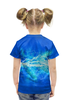 Заказать детскую футболку в Москве. Футболка с полной запечаткой для девочек Вспышка молнии от THE_NISE  - готовые дизайны и нанесение принтов.