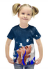 Заказать детскую футболку в Москве. Футболка с полной запечаткой для девочек Light от Дана Столыпина - готовые дизайны и нанесение принтов.