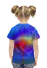 Заказать детскую футболку в Москве. Футболка с полной запечаткой для девочек SAD FROG от Jimmy Flash - готовые дизайны и нанесение принтов.
