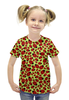 Заказать детскую футболку в Москве. Футболка с полной запечаткой для девочек Design ladybugs от stepan gilev - готовые дизайны и нанесение принтов.