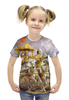 Заказать детскую футболку в Москве. Футболка с полной запечаткой для девочек Бхагавад-Гита от ROMARIO-STUDIO - готовые дизайны и нанесение принтов.