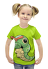 Заказать детскую футболку в Москве. Футболка с полной запечаткой для девочек Катерпи от scoopysmith - готовые дизайны и нанесение принтов.