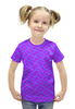 Заказать детскую футболку в Москве. Футболка с полной запечаткой для девочек Морская волна от THE_NISE  - готовые дизайны и нанесение принтов.