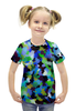 Заказать детскую футболку в Москве. Футболка с полной запечаткой для девочек Пятнышки от mistral3000@mail.ru - готовые дизайны и нанесение принтов.