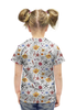 Заказать детскую футболку в Москве. Футболка с полной запечаткой для девочек Shells от razumno@mail.ru - готовые дизайны и нанесение принтов.