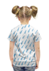 Заказать детскую футболку в Москве. Футболка с полной запечаткой для девочек Дождик от anomalica - готовые дизайны и нанесение принтов.
