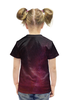Заказать детскую футболку в Москве. Футболка с полной запечаткой для девочек Звездная ночь от THE_NISE  - готовые дизайны и нанесение принтов.