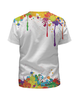 Заказать детскую футболку в Москве. Футболка с полной запечаткой для девочек Краски от Fil6 - готовые дизайны и нанесение принтов.