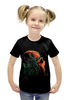 Заказать детскую футболку в Москве. Футболка с полной запечаткой для девочек Робин Гуд  от ПРИНТЫ ПЕЧАТЬ  - готовые дизайны и нанесение принтов.