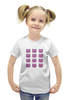 Заказать детскую футболку в Москве. Футболка с полной запечаткой для девочек Котики от Amerikanka - готовые дизайны и нанесение принтов.