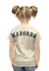 Заказать детскую футболку в Москве. Футболка с полной запечаткой для девочек Madonna от Leichenwagen - готовые дизайны и нанесение принтов.