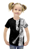 Заказать детскую футболку в Москве. Футболка с полной запечаткой для девочек Гитарист от megashmot - готовые дизайны и нанесение принтов.