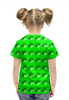 Заказать детскую футболку в Москве. Футболка с полной запечаткой для девочек Billie Eilish (Билли Айлиш) от Елена Елена - готовые дизайны и нанесение принтов.