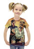 Заказать детскую футболку в Москве. Футболка с полной запечаткой для девочек GTA 5 от skynatural - готовые дизайны и нанесение принтов.