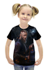 Заказать детскую футболку в Москве. Футболка с полной запечаткой для девочек Викинги от scrat29@yandex.ru - готовые дизайны и нанесение принтов.