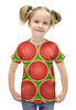 Заказать детскую футболку в Москве. Футболка с полной запечаткой для девочек арбузы от THE_NISE  - готовые дизайны и нанесение принтов.